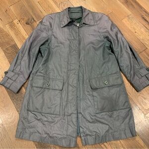 COPY - Fleet Street Vintage Green Raincoat Jacket Size 8 Petite